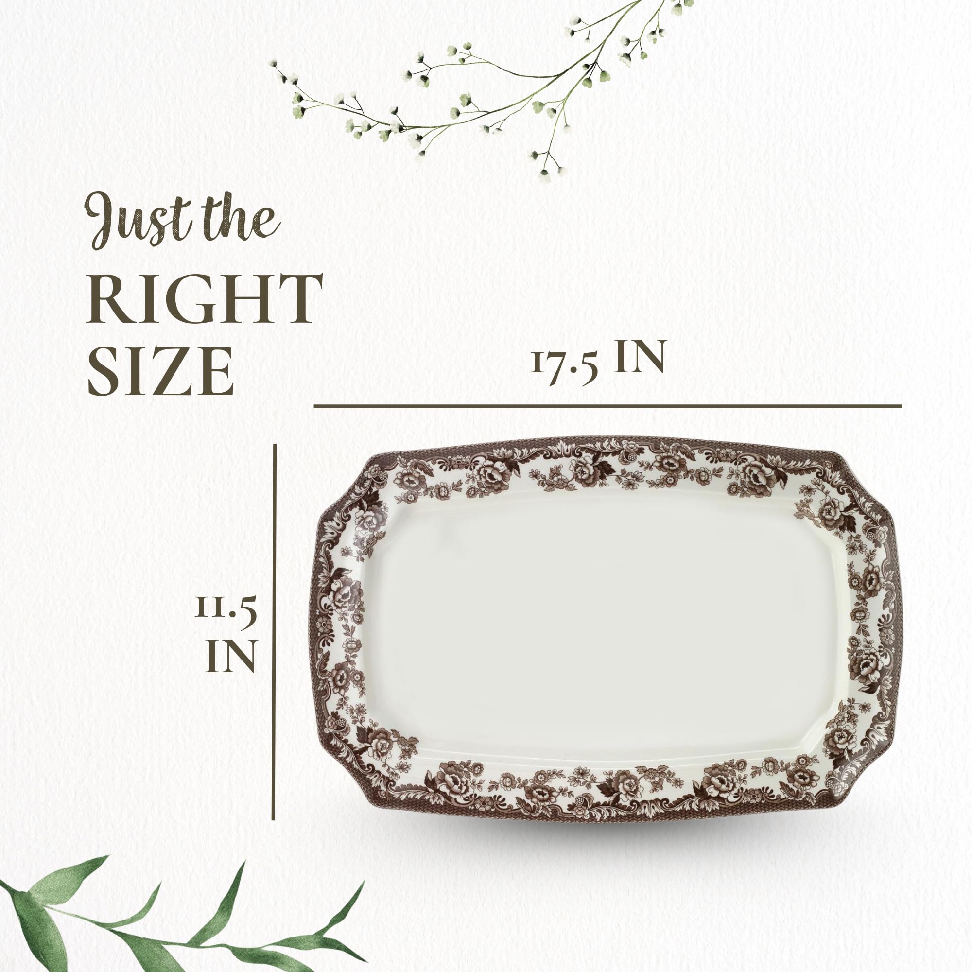Amazon.com | Spode Delamere Rectangular Platter: Platters